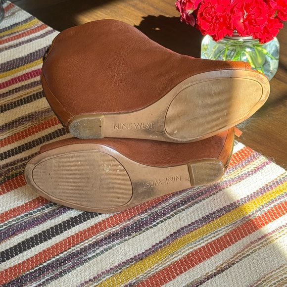 Nine West Open Toe Wedge Bootie 8 - Picture 7 of 7